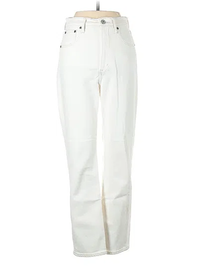 Pre-owned Abercrombie & Fitch Jeans In White