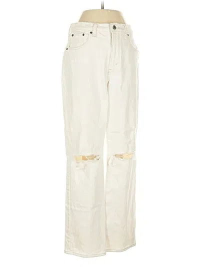 Pre-owned Abercrombie & Fitch Jeans In White