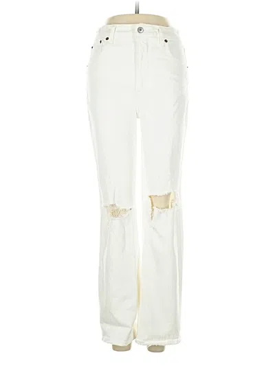 Pre-owned Abercrombie & Fitch Jeans In White