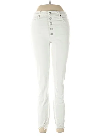 Pre-owned Abercrombie & Fitch Jeans In White