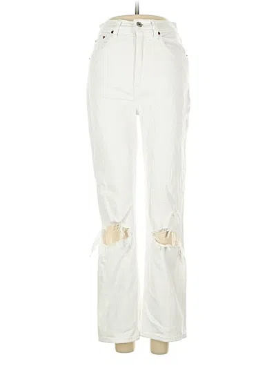 Pre-owned Abercrombie & Fitch Jeans In White