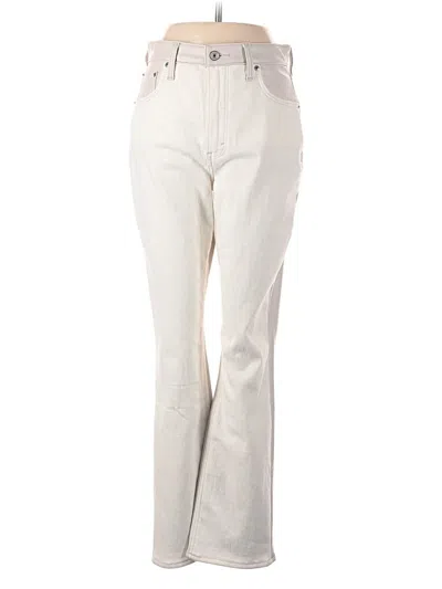 Pre-owned Abercrombie & Fitch Jeans In White