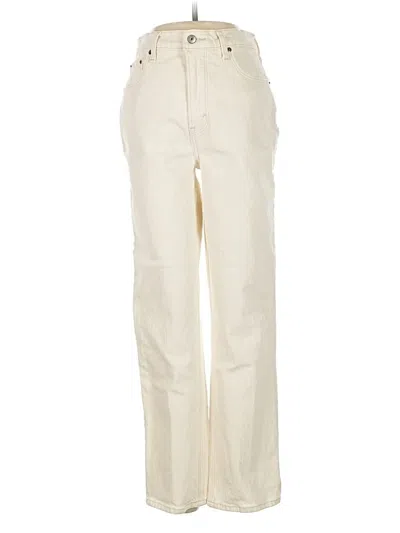 Pre-owned Abercrombie & Fitch Jeans In White