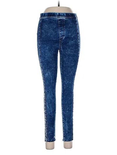 Pre-owned Abercrombie & Fitch Jeggings In Blue