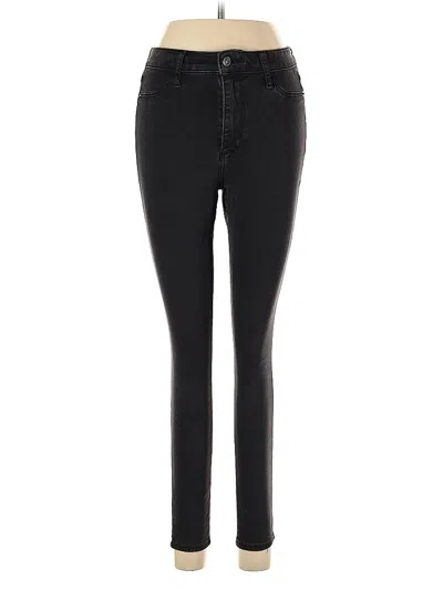 Pre-owned Abercrombie & Fitch Jeggings In Gray