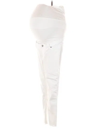 Pre-owned Abercrombie & Fitch Jeggings In White