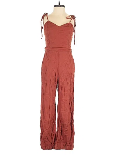 Pre-owned Abercrombie & Fitch Jumpsuit In Brown
