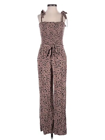 Pre-owned Abercrombie & Fitch Jumpsuit In Brown