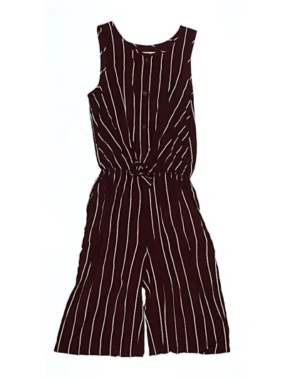 Pre-owned Abercrombie & Fitch Kids' Jumpsuit In Burgundy