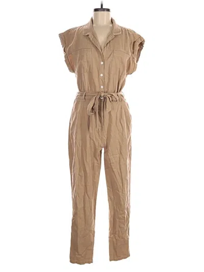 Pre-owned Abercrombie & Fitch Jumpsuit In Tan
