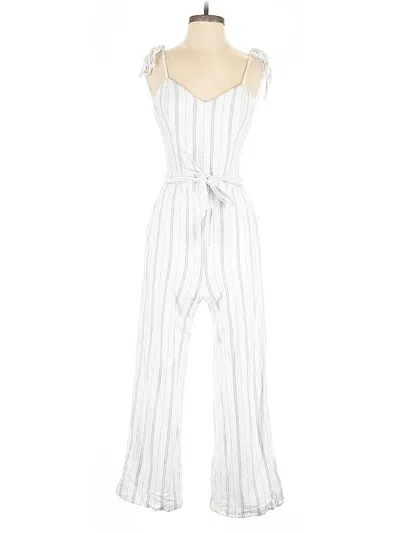Pre-owned Abercrombie & Fitch Jumpsuit In White