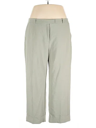 Pre-owned Abercrombie & Fitch Khaki Pant In Green