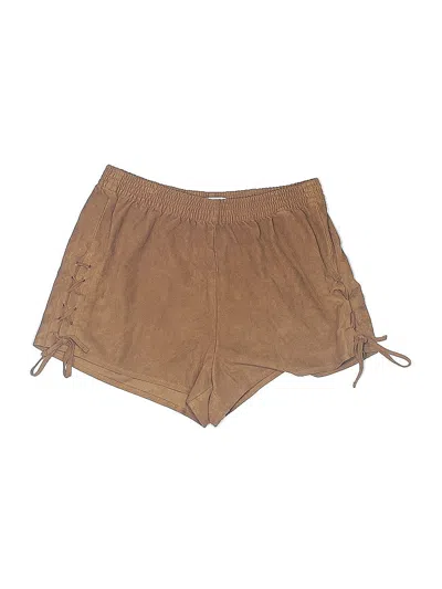 Pre-owned Abercrombie & Fitch Khaki Shorts In Brown