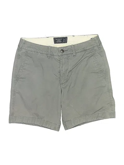 Pre-owned Abercrombie & Fitch Khaki Shorts In Gray
