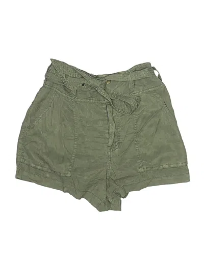 Pre-owned Abercrombie & Fitch Khaki Shorts In Green