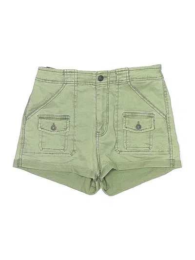 Pre-owned Abercrombie & Fitch Khaki Shorts In Green