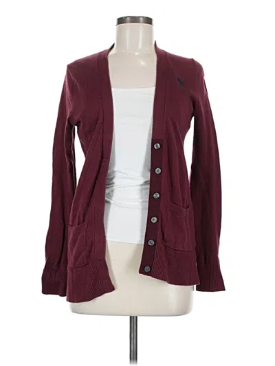 Pre-owned Abercrombie & Fitch Kimono In Burgundy