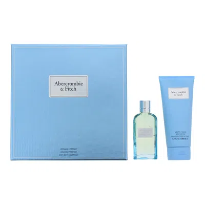 Abercrombie & Fitch Abercrombie And Fitch Ladies First Instinct Blue Gift Set Fragrances 085715167316