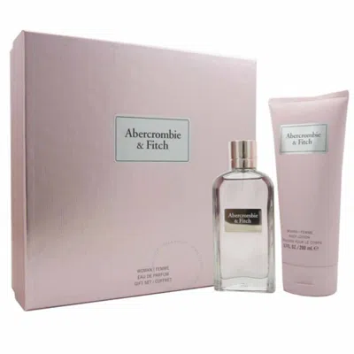 Abercrombie & Fitch Abercrombie And Fitch Ladies First Instinct Gift Set Fragrances 085715165756 In Pink