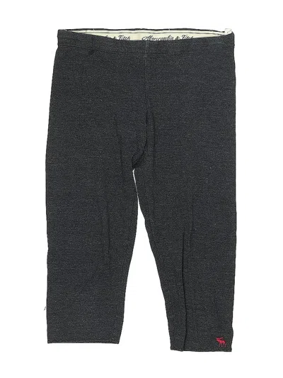 Pre-owned Abercrombie & Fitch Leggings In Gray