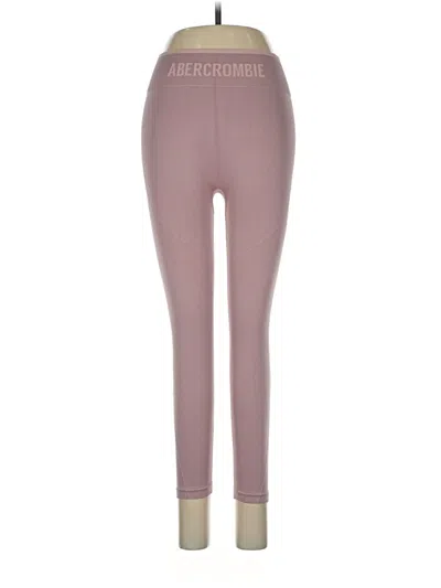 Pre-owned Abercrombie & Fitch Leggings In Pink
