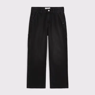 Abercrombie & Fitch Kids' Lightweight Baggy Jean In Black
