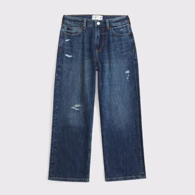 Abercrombie & Fitch Kids' Lightweight Baggy Jeans In Blue