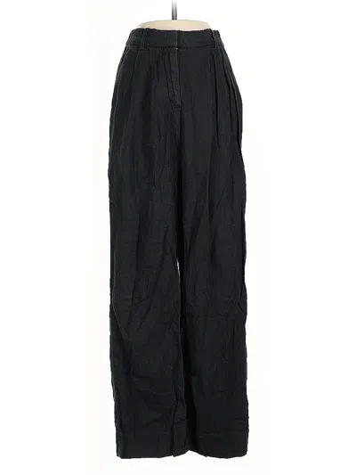 Pre-owned Abercrombie & Fitch Linen Pants In Blue