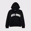 Abercrombie & Fitch Logo Full-zip Hoodie In Black