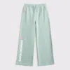 Abercrombie & Fitch Logo Wide Leg Sweatpants In Green