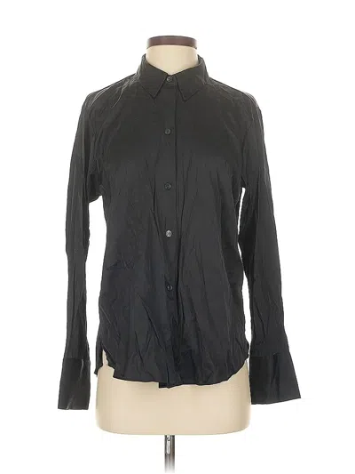 Pre-owned Abercrombie & Fitch Long Sleeve Blouse In Black