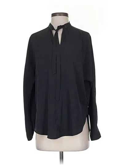Pre-owned Abercrombie & Fitch Long Sleeve Blouse In Black