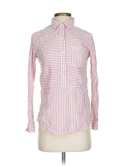 Pre-owned Abercrombie & Fitch Long Sleeve Button Down Shirt In Pink