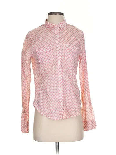 Pre-owned Abercrombie & Fitch Long Sleeve Button Down Shirt In Pink