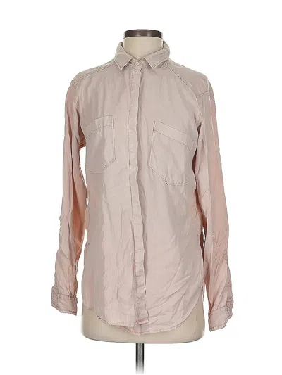 Pre-owned Abercrombie & Fitch Long Sleeve Button Down Shirt In Pink