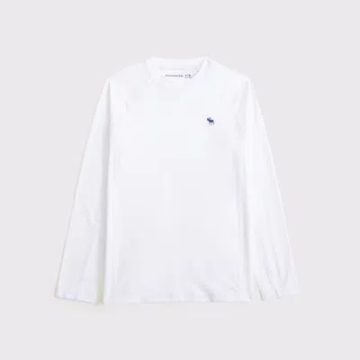 Abercrombie & Fitch Kids' Long-sleeve Icon Rashguard In Neutral
