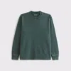 Abercrombie & Fitch Long-sleeve Premium Heavyweight 2.0 Tee In Green