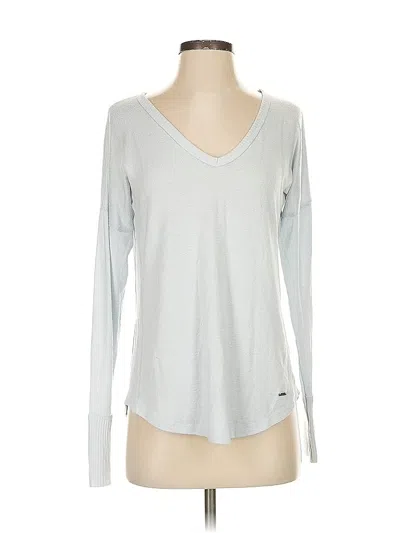 Pre-owned Abercrombie & Fitch Long Sleeve T-shirt In Blue