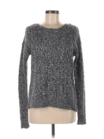 Pre-owned Abercrombie & Fitch Long Sleeve Top Gray Boatneck Tops