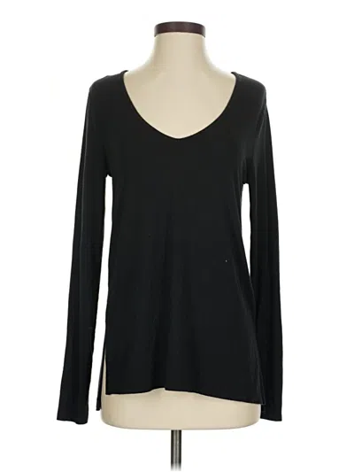 Pre-owned Abercrombie & Fitch Long Sleeve T-shirt In Black