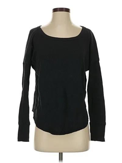Pre-owned Abercrombie & Fitch Long Sleeve T-shirt In Black
