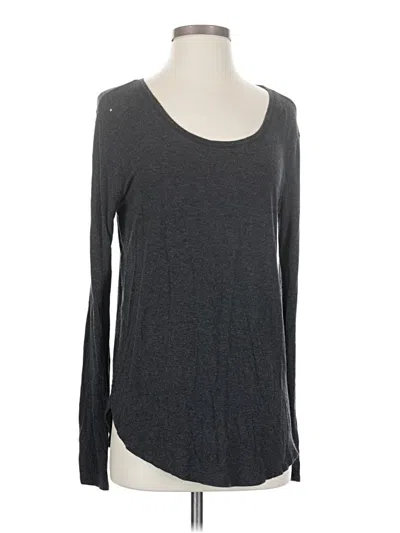 Pre-owned Abercrombie & Fitch Long Sleeve T-shirt In Gray