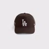 Abercrombie & Fitch Los Angeles Dodgers '47 Hitch Cap In Brown