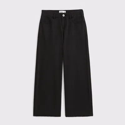 Abercrombie & Fitch Kids' Low Rise Baggy Jean In Black