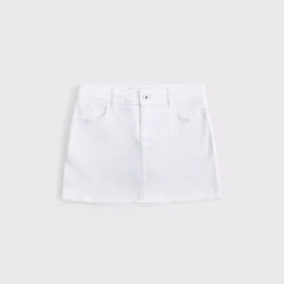Abercrombie & Fitch Kids' Low Rise Mini Skort In White