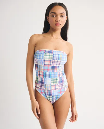 Abercrombie & Fitch Marina One-piece Swimsuit In Animal Print