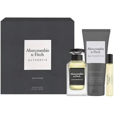 Abercrombie & Fitch Abercrombie And Fitch Men's Authentic Gift Set Fragrances 085715166487