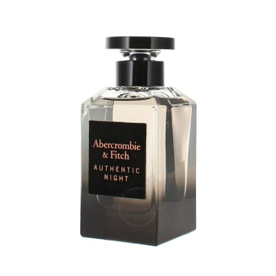 Abercrombie & Fitch Abercrombie And Fitch Men's Authentic Night Man Edt Spray 3.4 oz Fragrances 0085715168030 In White