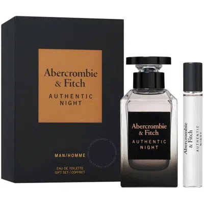 Abercrombie & Fitch Abercrombie And Fitch Men's Authentic Night Man Gift Set Fragrances 085715166425 In White