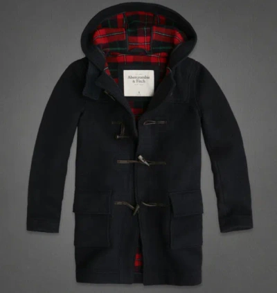 Pre-owned Abercrombie & Fitch Men Parka Jacket Size(s) In Black